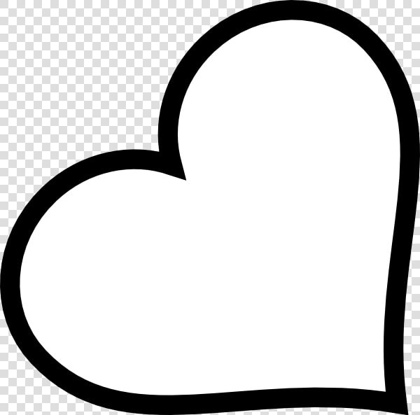 Black Heart Outlines Free Clipart Images   Heart Clipart Black And White  HD Png DownloadTransparent PNG