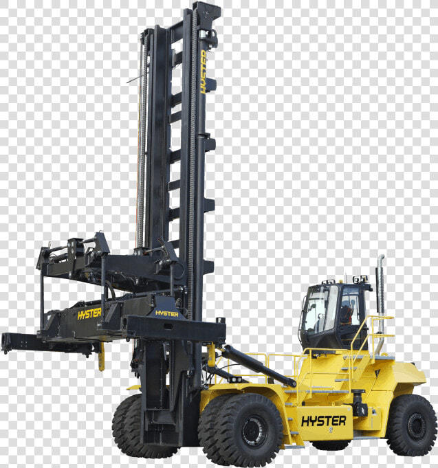 Hyster Launches New Top Lift Laden Container Handler   Fork Lift Truck Top Handler  HD Png DownloadTransparent PNG