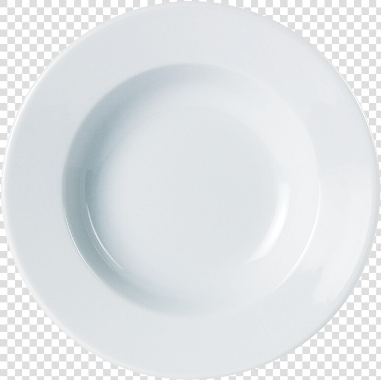 Porcelite Pasta soup Plate bowl 9in   White Dinner Plate With Black Background  HD Png DownloadTransparent PNG