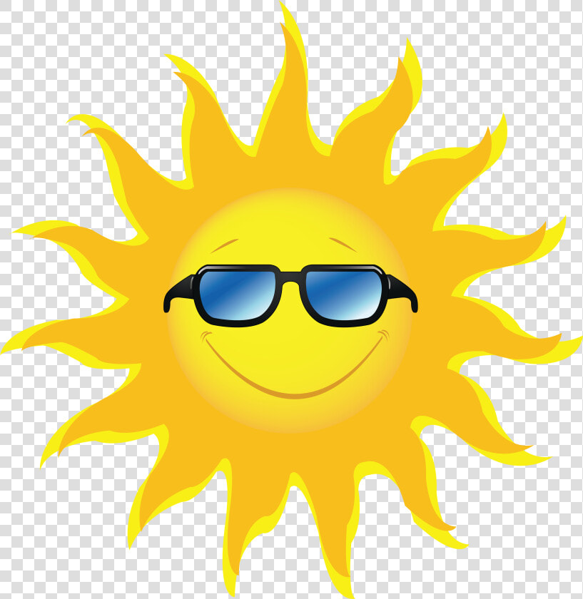 Pictures Cute Sun Glasses   Sun With Glasses Clipart  HD Png DownloadTransparent PNG