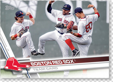 Boston Red Sox 2017 Topps Baseball Series 2 Team Cards   Red Sox Players  HD Png DownloadTransparent PNG