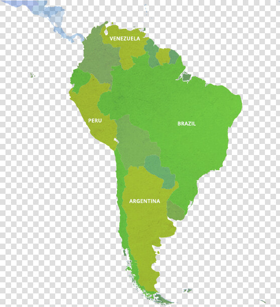 Transparent Latin America Map Png   Png Download   Montessori South America Continent  Png DownloadTransparent PNG