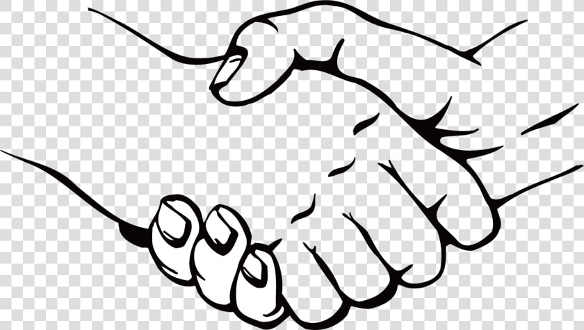 Clip Art Drawing Of Handshake   Clipart Handshake  HD Png DownloadTransparent PNG