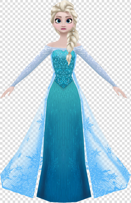 Elsa Doll Png   Elsa Frozen Dress Cartoon  Transparent PngTransparent PNG