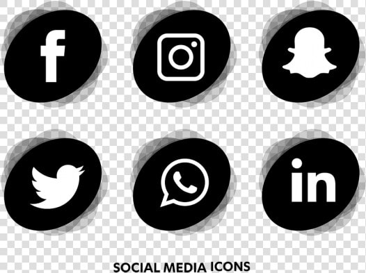 Social Media Icons Black Png   Transparent Social Media Icons Png  Png DownloadTransparent PNG