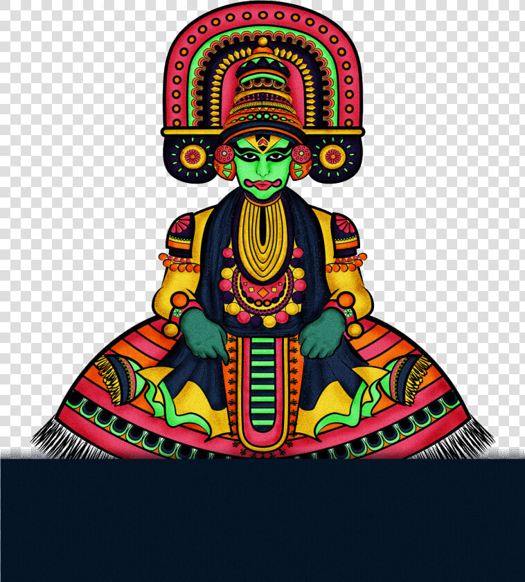 Based On The Various Themes Of The Puranas  The Dance   Onam Decorations Lulu Mall  HD Png DownloadTransparent PNG
