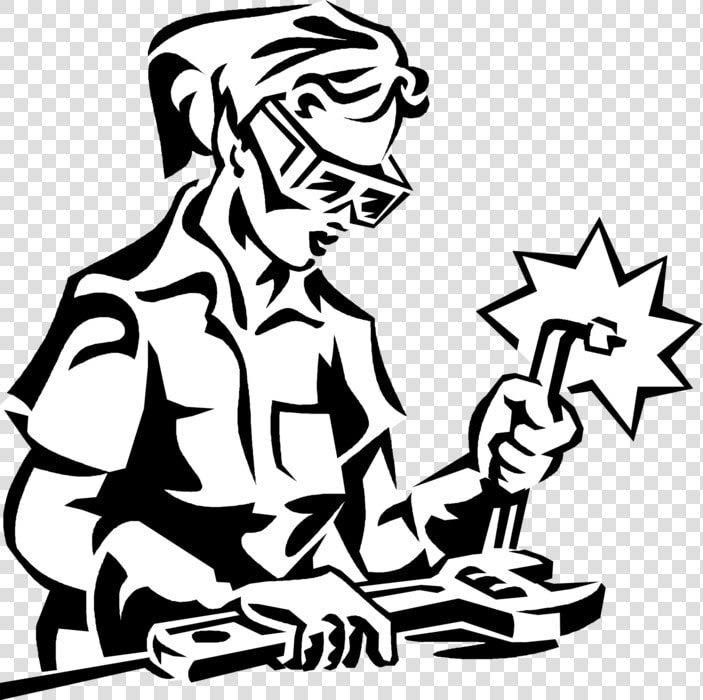 Welding Helmet Welder Woman Clip Art   Welder Clipart  HD Png DownloadTransparent PNG