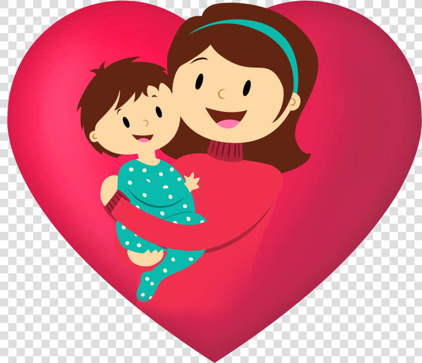 Red Heart Mother S Day Decoration Materials Happy   Mother  39 s Day  HD Png DownloadTransparent PNG