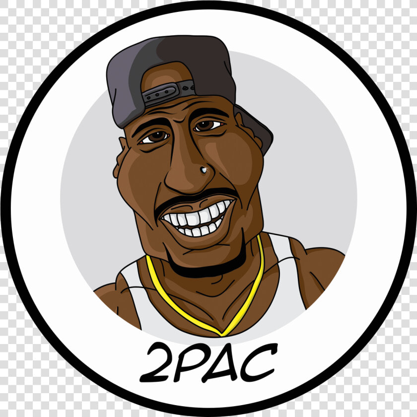 Banner Library Download Aaliyah Drawing 2pac   2pac Caricature  HD Png DownloadTransparent PNG