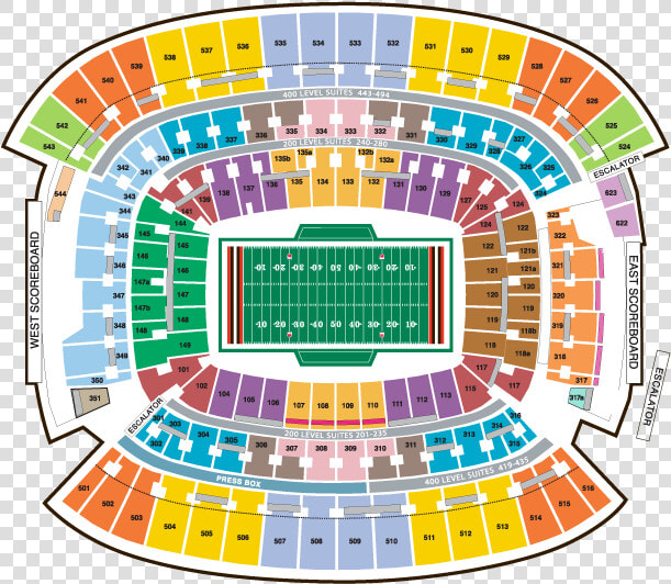 Cleveland Browns Stadium Seating  HD Png DownloadTransparent PNG