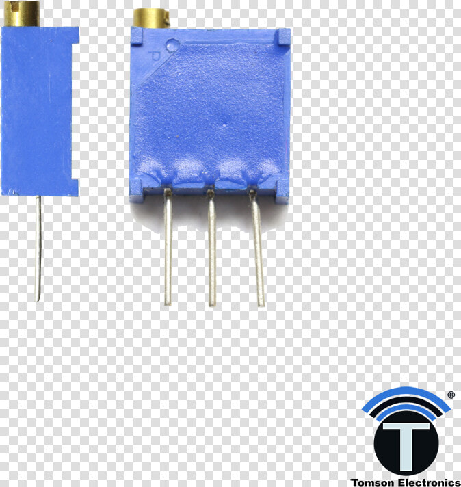 Trimpot Variable Resistor   Variable Resistor Pins  HD Png DownloadTransparent PNG