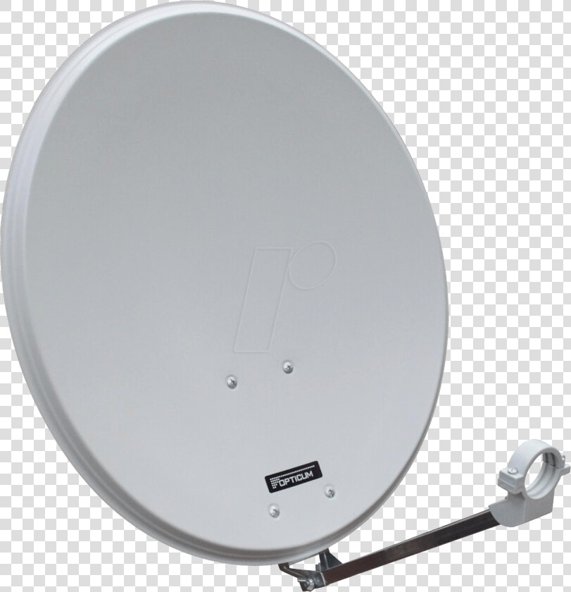 Steel Satellite Dish  Light Grey  Single Lnb Opticum   Satellite Dish  HD Png DownloadTransparent PNG