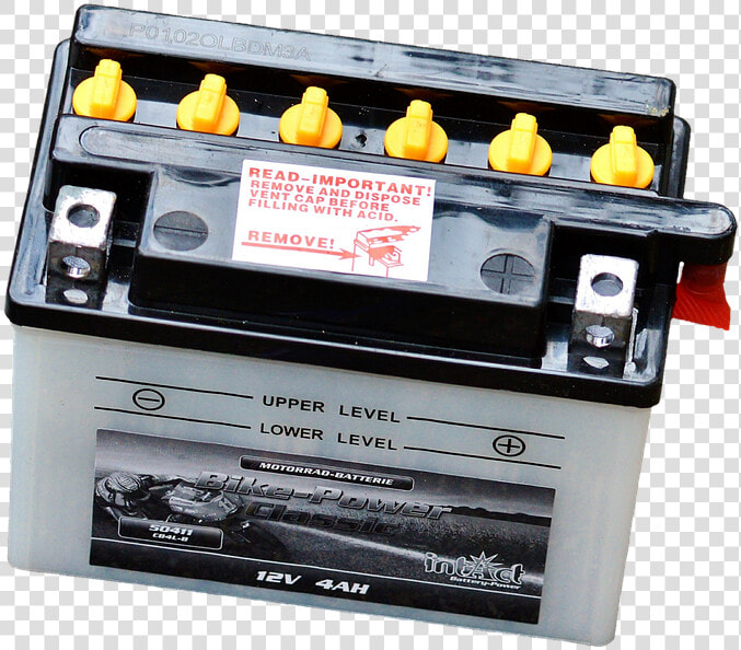 Battery  Motorcycle Battery  Battery Acid   Example Of Secondary Cell  HD Png DownloadTransparent PNG