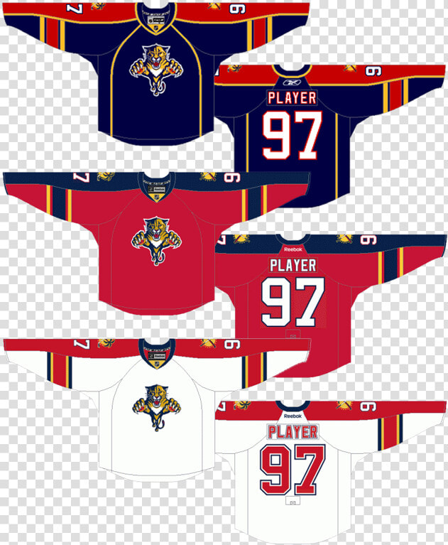 Florida Panthers Red Jerseys  HD Png DownloadTransparent PNG