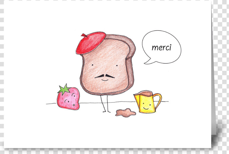 French Toast Thank You Greeting Card   Thank You French Toast  HD Png DownloadTransparent PNG