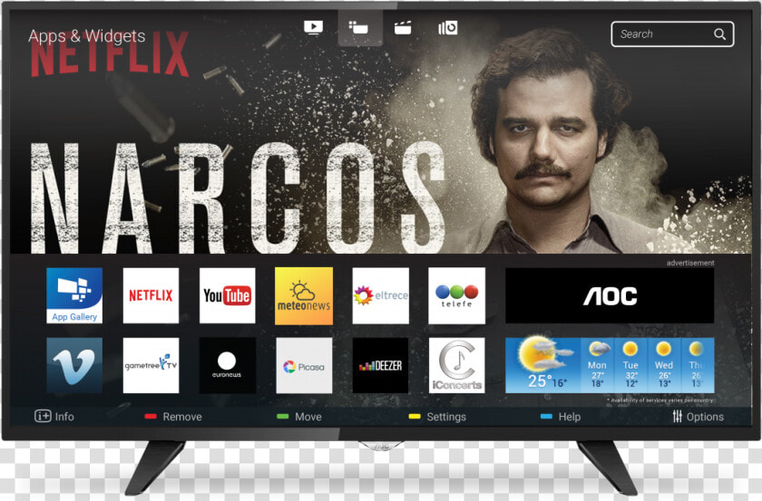 Smart Tv Aoc 32 Le32s5970  HD Png DownloadTransparent PNG