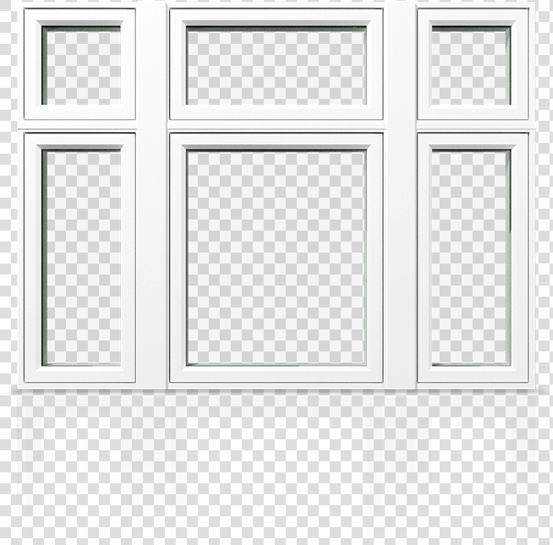 An Example Of A Standard Hollow chamber Pvc Window  HD Png DownloadTransparent PNG