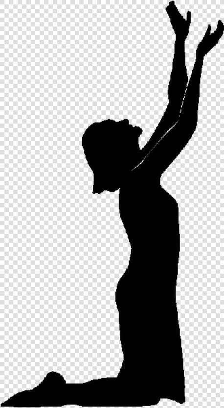 Download Kneeling Praying Soldier Silhouette   Man And Woman Praying Silhouette  HD Png DownloadTransparent PNG