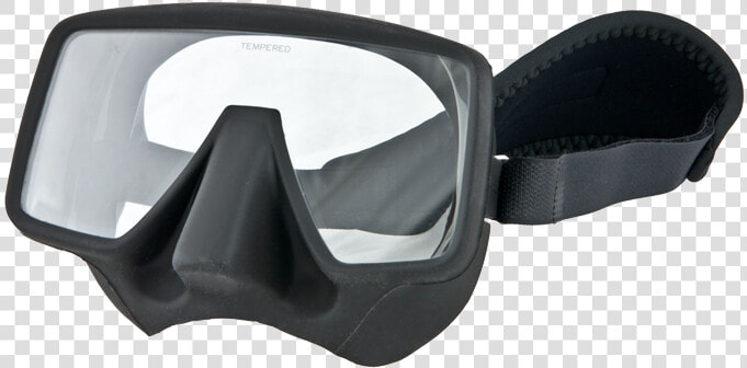 Frameless Single Lens Diving Masks In Black Silicone  HD Png DownloadTransparent PNG