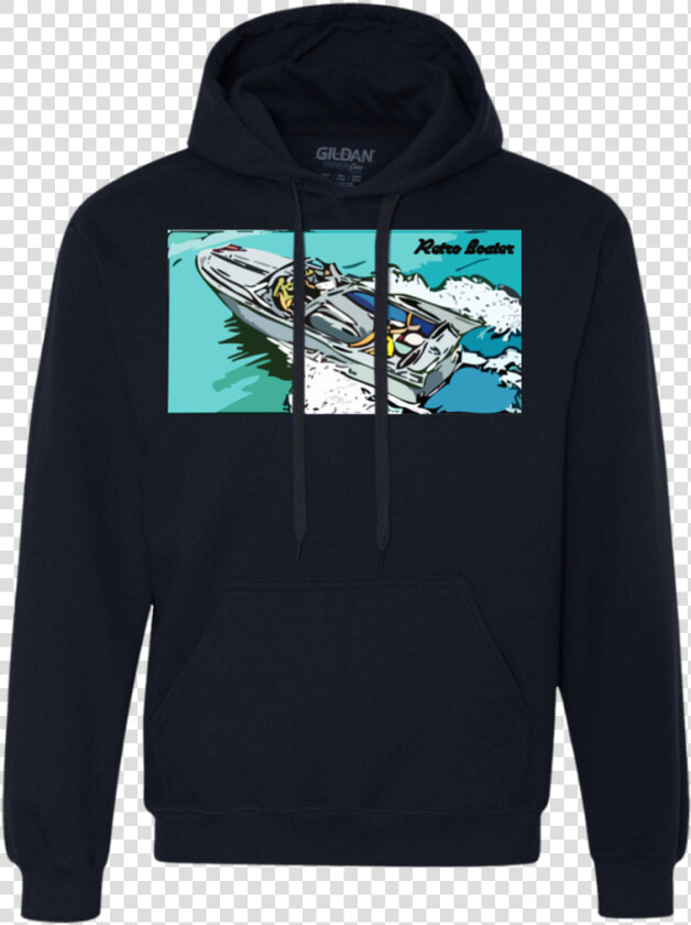 Vintage Chris Craft Silver Arrow Gildan Heavyweight   Hoodie  HD Png DownloadTransparent PNG