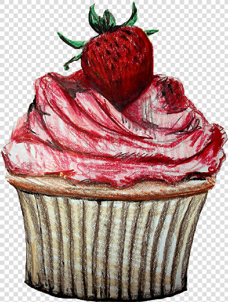 Cute Cupcakes Drawing Clip Art Image   Cute Cupcake Drawing Transparent Background  HD Png DownloadTransparent PNG