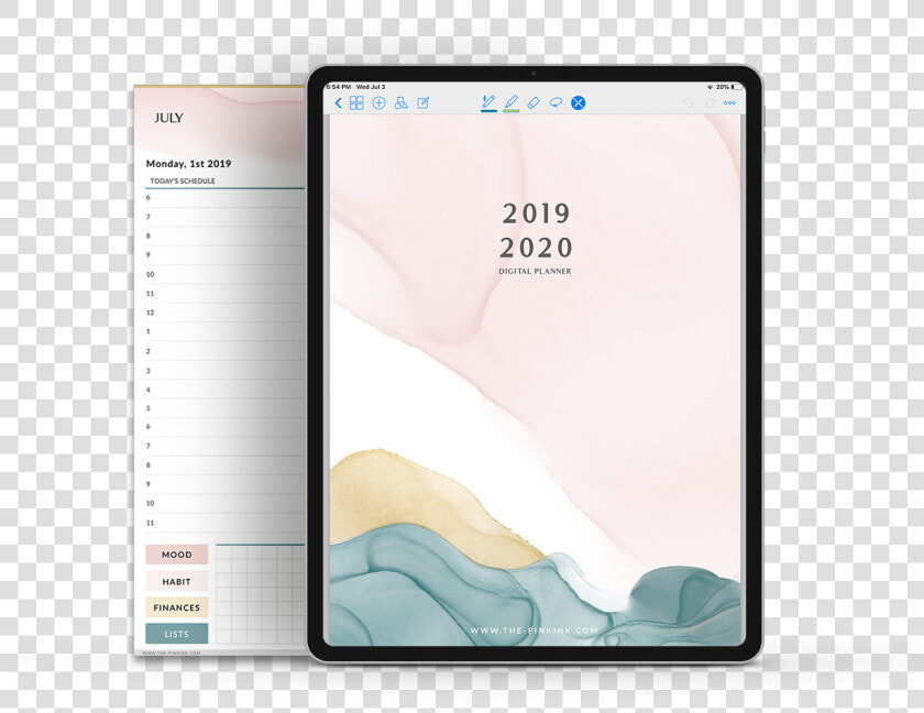 The Pink Ink Digital Planner 11  HD Png DownloadTransparent PNG