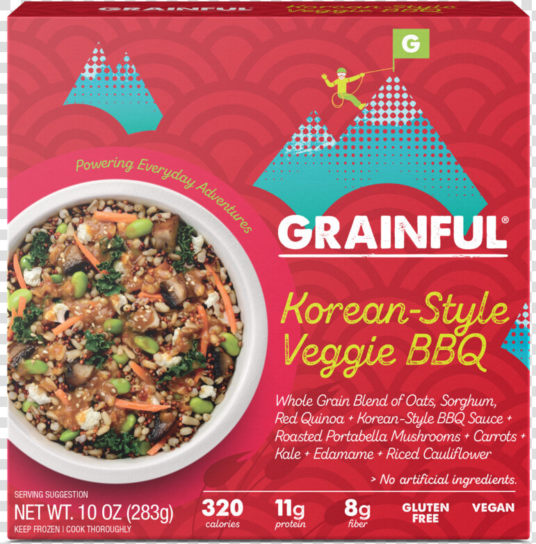 Grainful Target 3d Mockup V1 Korean Veggie Bbq   Frozen Entrees Grainful Products  HD Png DownloadTransparent PNG