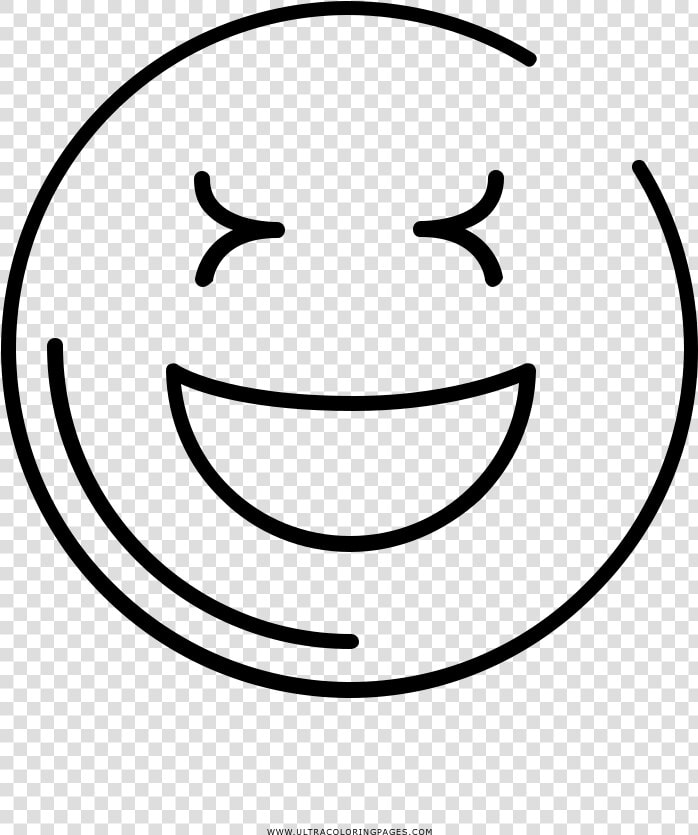 Laughing Coloring Page   Cara Riendo Para Colorear  HD Png DownloadTransparent PNG