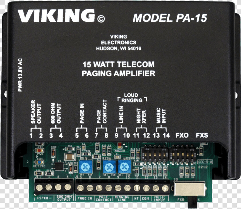15 watt Paging Amplifier With Loud Ring  HD Png DownloadTransparent PNG