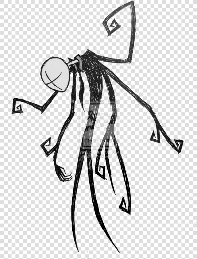 Slenderman Slender Man Stabbing Drawing Image Fan Art   Slenderman Pixel Fan Art  HD Png DownloadTransparent PNG