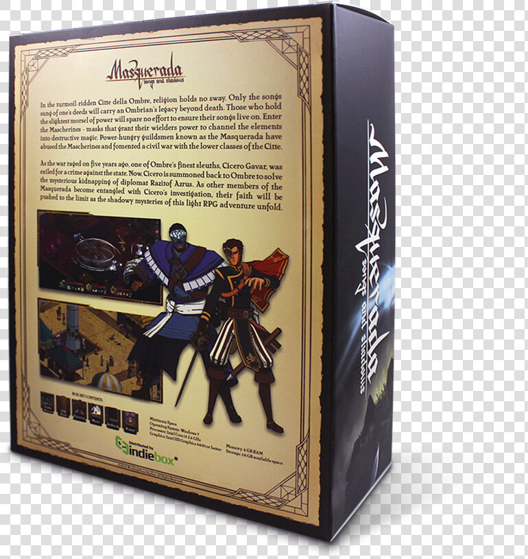 Masquerada Songs And Shadows Physical Box  HD Png DownloadTransparent PNG