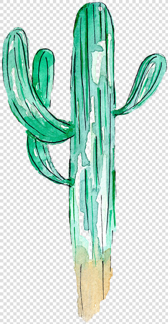 Saguaro Cacti  Cactus  Watercolor  Plant  Succulents   Watercolor Painting  HD Png DownloadTransparent PNG