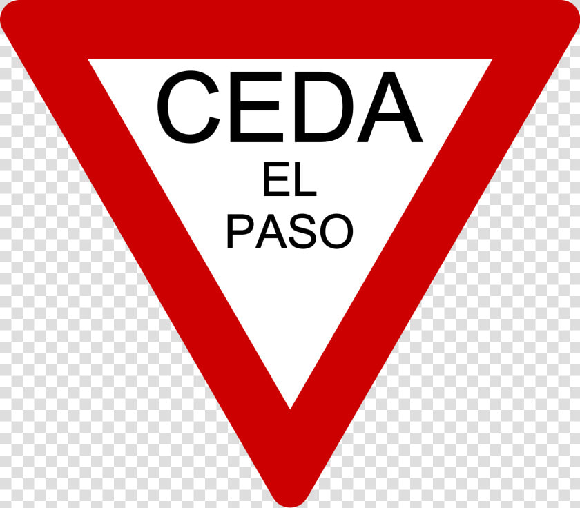 Thumb Image   Road Sign Yield  HD Png DownloadTransparent PNG