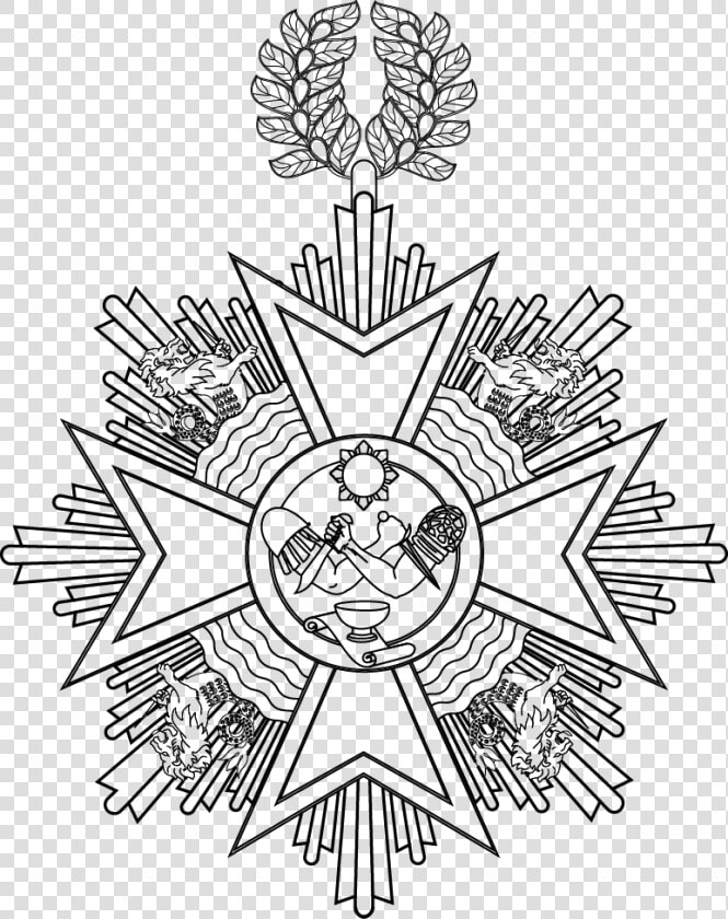 Sikatuna Schematic   Insignia National Artist Philippine Medallion Drawing  HD Png DownloadTransparent PNG