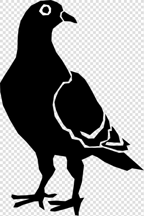 Pigeon Svg Clip Arts   Silhouette Pigeon Clipart  HD Png DownloadTransparent PNG