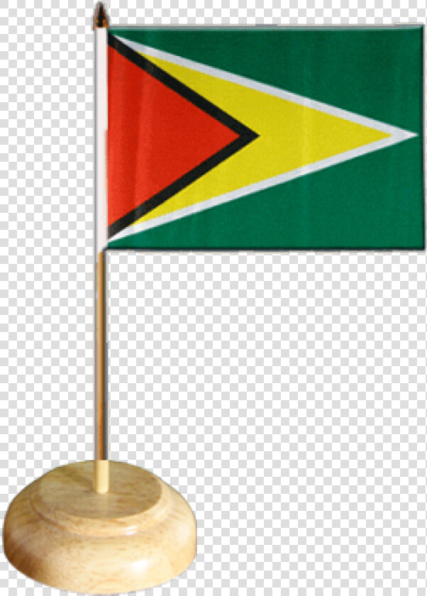 Guyana Table Flag   Drapeau De La Guyanne  HD Png DownloadTransparent PNG