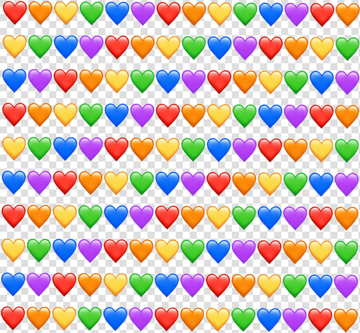  emoji  emojis  hearts  rainbow  background  red  orange   Memes Te Enamoras De La Persona Equivocada  HD Png DownloadTransparent PNG