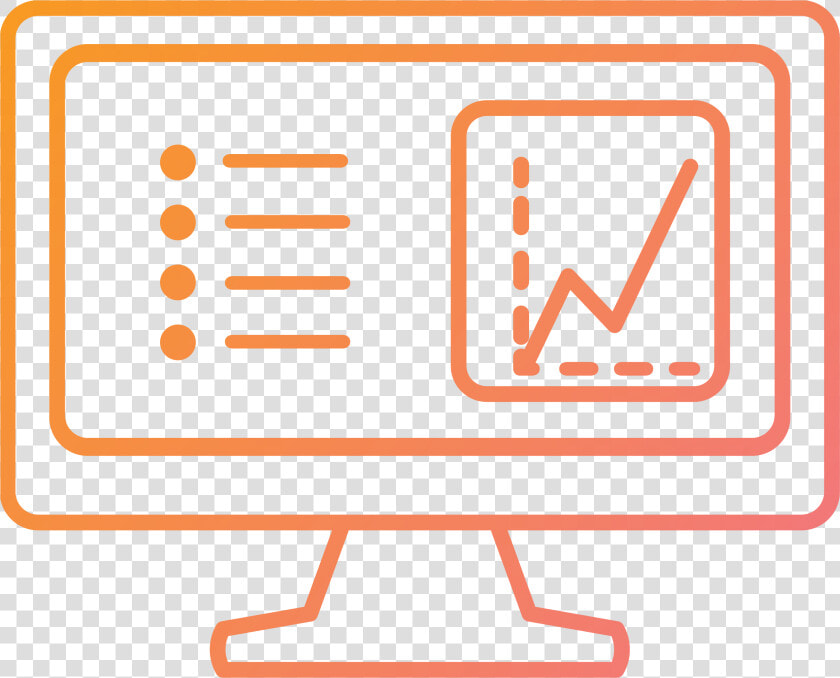 Executive Dashboard Icon Orange pink   Analytics Transparent Dashboard Icon  HD Png DownloadTransparent PNG