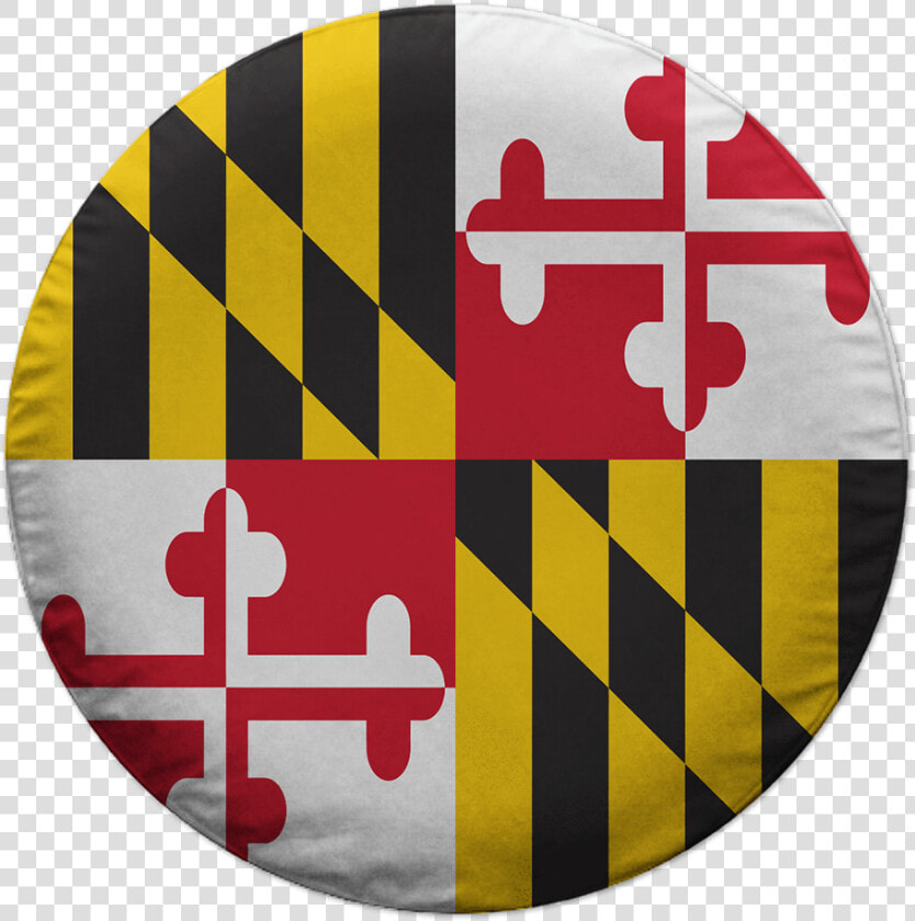 Maryland Flag   Tire Cover   Maryland Crab Jeep Tire Cover  HD Png DownloadTransparent PNG