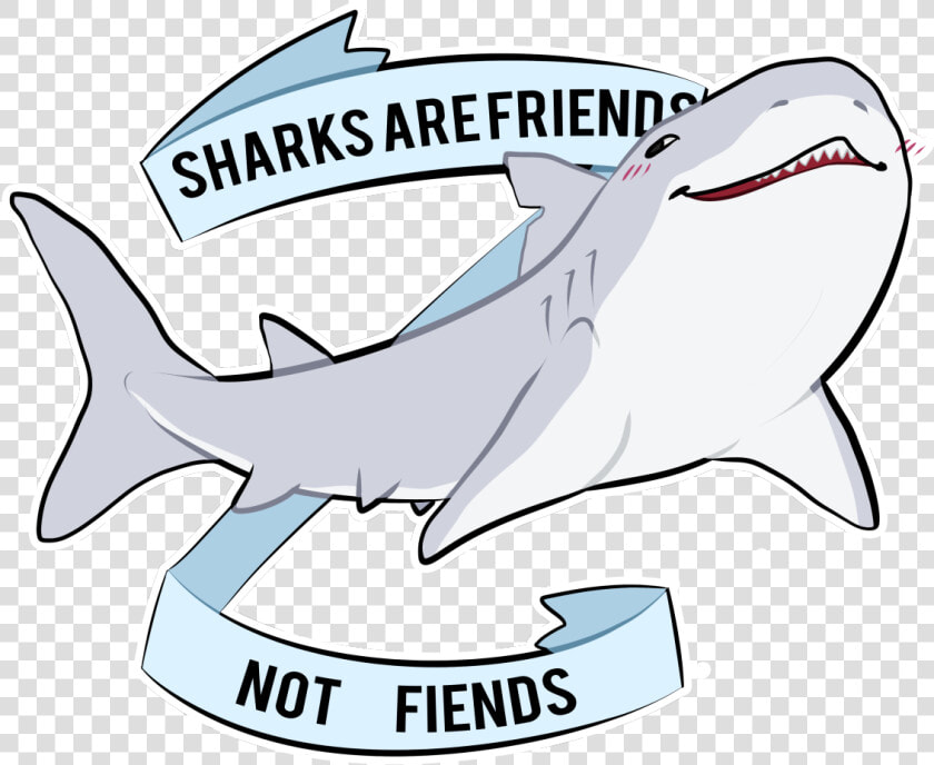 Sharks Are Friends Not Fiends  HD Png DownloadTransparent PNG