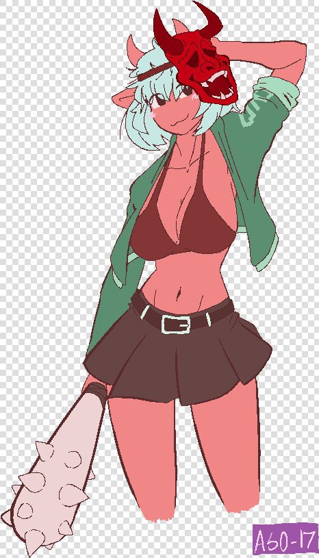 Oni Girl With Bow  HD Png DownloadTransparent PNG