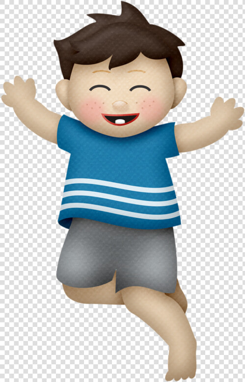 Фотки Niños Jugando  Tiernas  Corazones  Ilustración   Boy Hopping Clipart  HD Png DownloadTransparent PNG