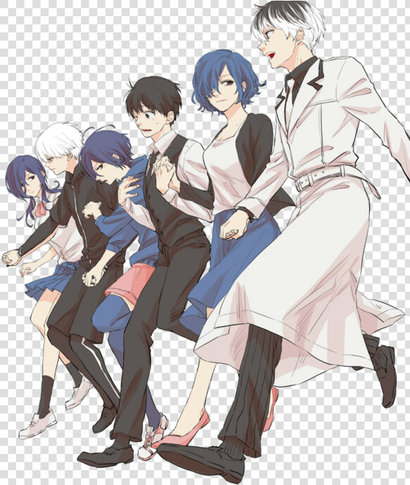 Tokyo Ghoul Touka And Kaneki Fanart  HD Png DownloadTransparent PNG