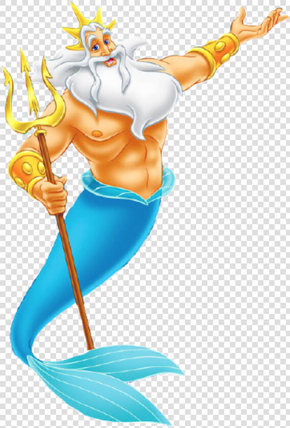 King Triton Little Mermaid Clipart   Png Download   King Triton Little Mermaid  Transparent PngTransparent PNG