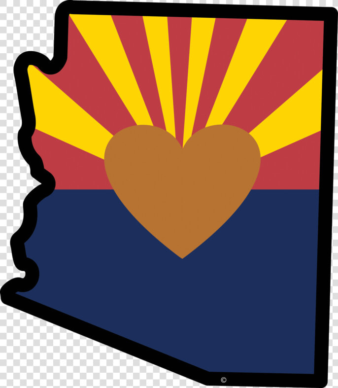 Arizona   Arizona Heart  HD Png DownloadTransparent PNG