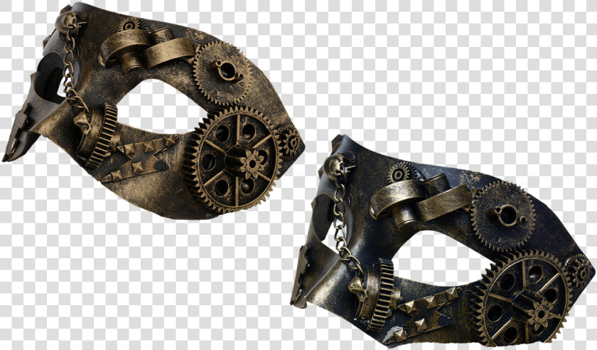 Mask  Steampunk  Metal  Metal Mask  Gears  Chain  Iron   Film  HD Png DownloadTransparent PNG