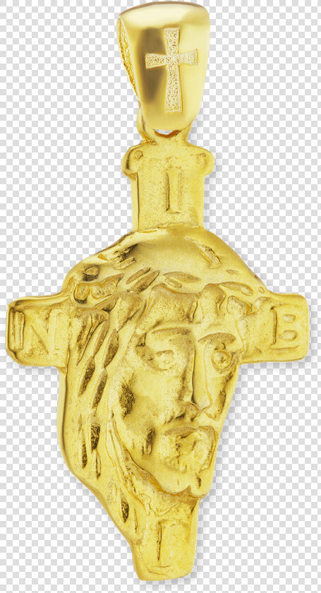 Sterling Silver Face Of Jesus Cross   Face Cross Madalions Jesus  HD Png DownloadTransparent PNG
