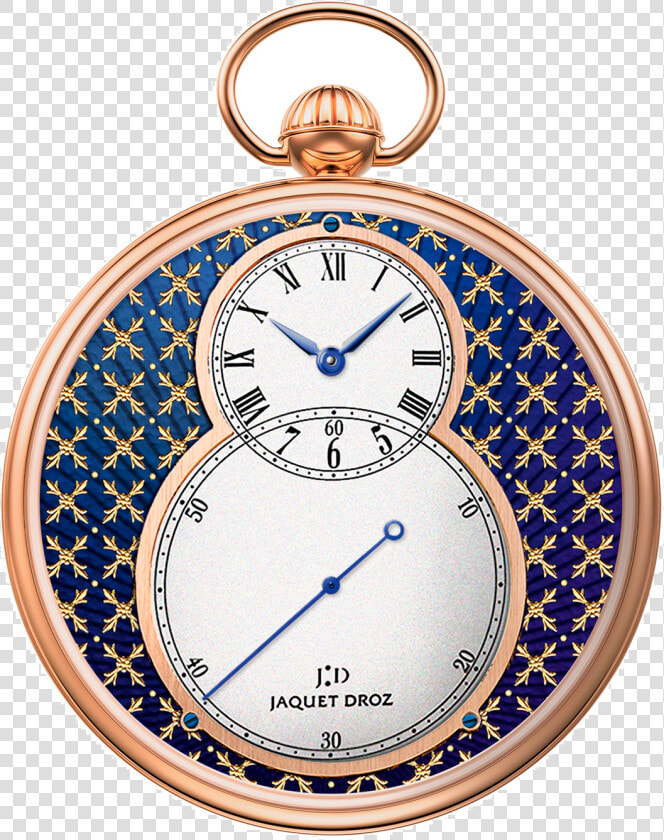 Jaquet Droz Pocket Watch Paillonnee Red Gold 50 Mm   Watch  HD Png DownloadTransparent PNG