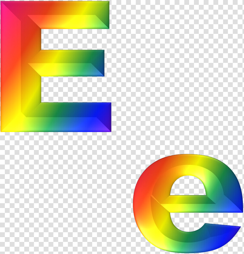 Letter E 3d Free Photo   Letter E Rainbow  HD Png DownloadTransparent PNG