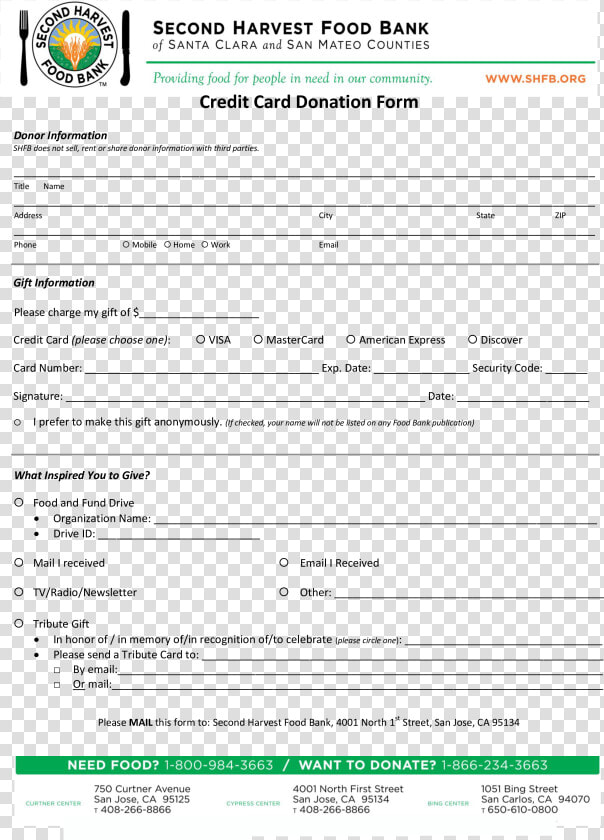 Credit Card Donation Form Main Image   Donation Form Template  HD Png DownloadTransparent PNG